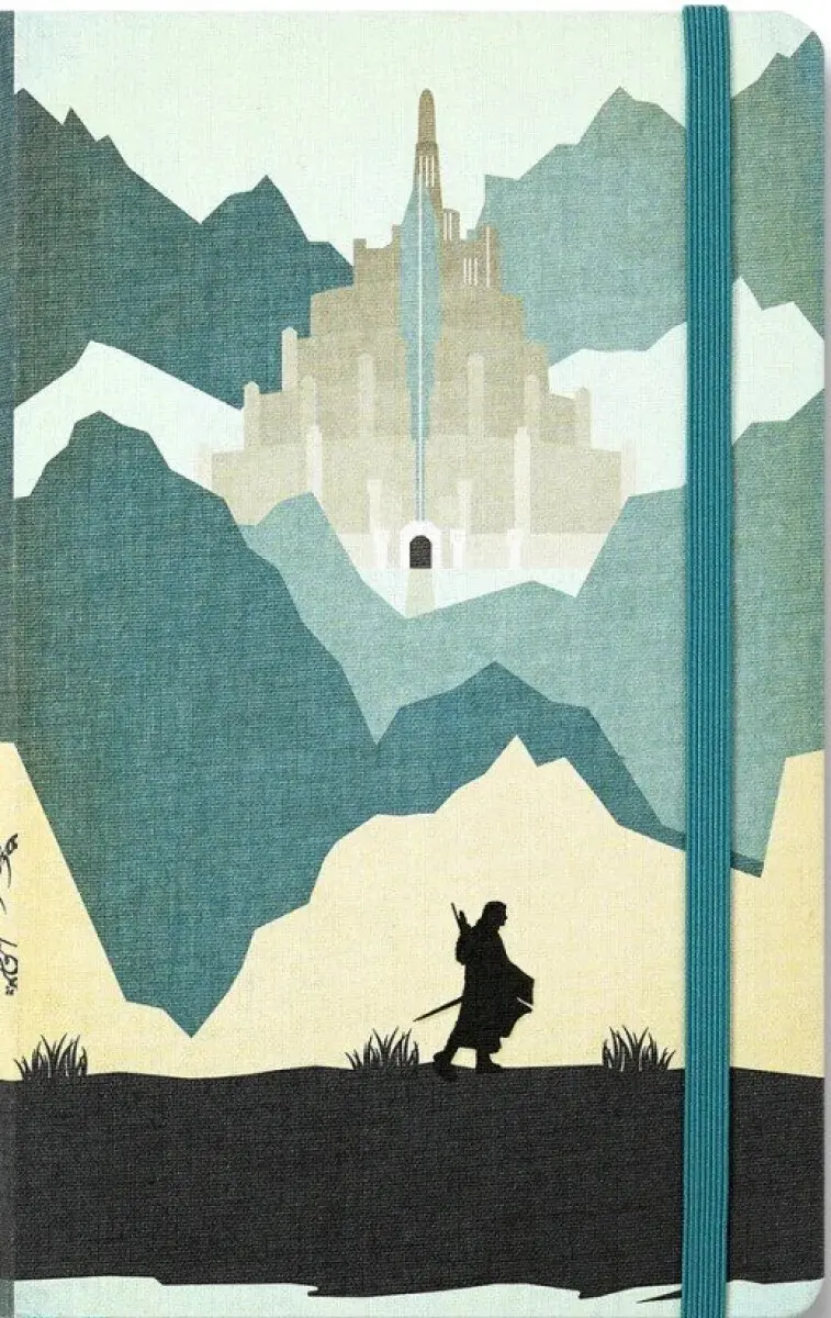Zápisník MOLESKINE LordOfRings linkovaný Aragorn L