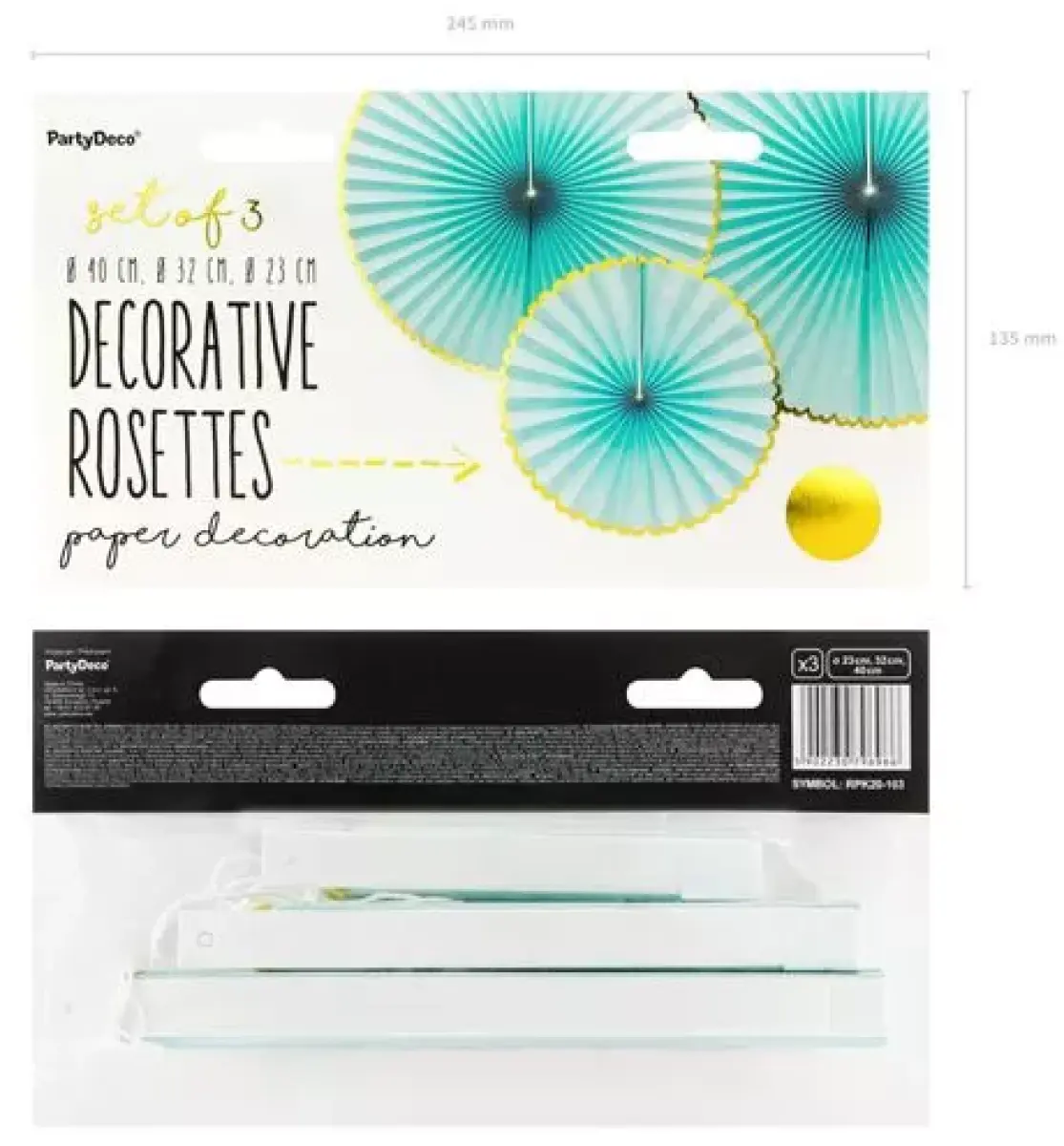 Rozeta splendid mat 1/5cm