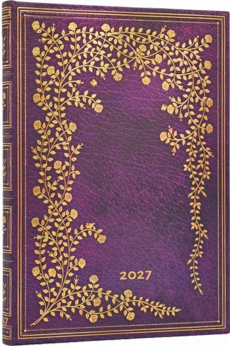 Paperblanks - 12-mesačný týždenný diár New York Rose 2027