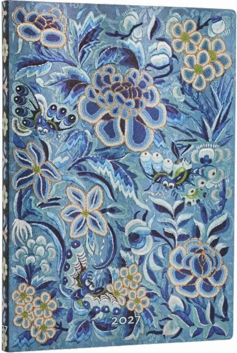 Paperblanks - 12-mesačný týždenný diár Blue Willow 2027