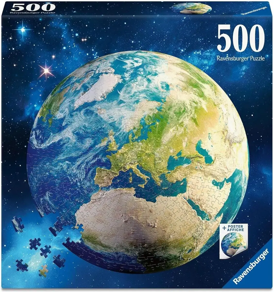 Kruhové puzzle: Planeta Země 500 dílků