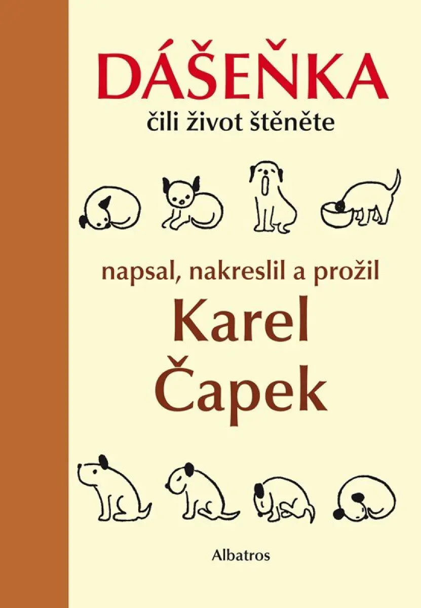 Dětská kniha Dášeňka čili život štěněte – Karel Čapek uni