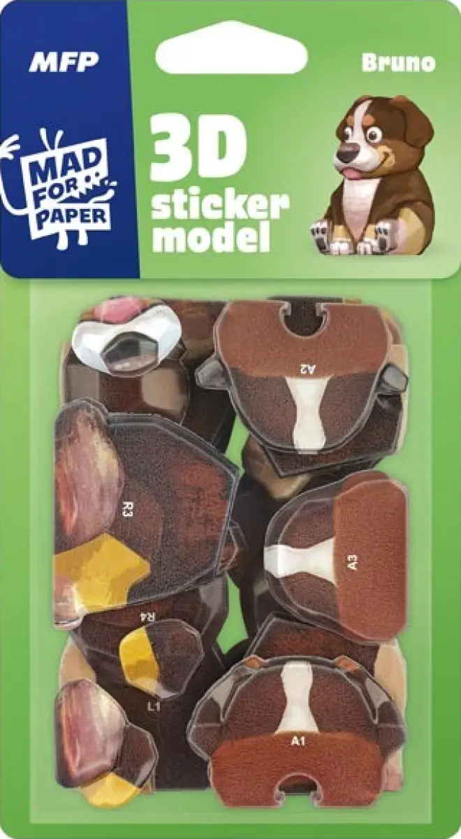 3D Sticker Model Bruno