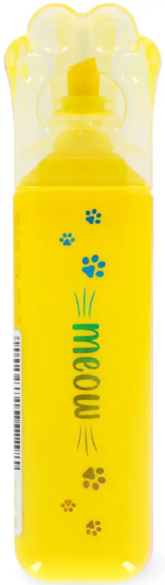 Zvýrazňovač Legami Meow Highlighters - Highlighter - Kitty - Paw - Yellow