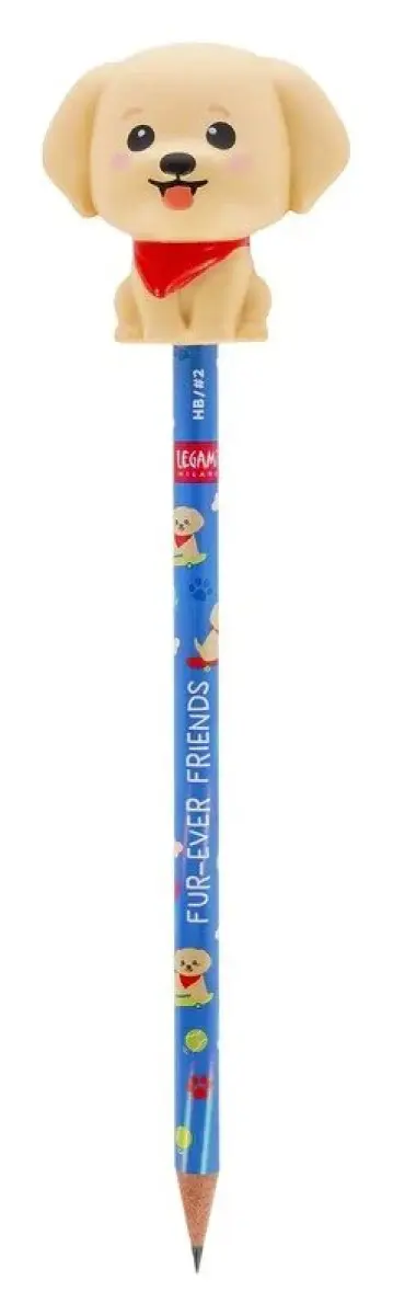 Tužka Legami Squeezies - Golden / Fur-Ever Friends - Hb Lead