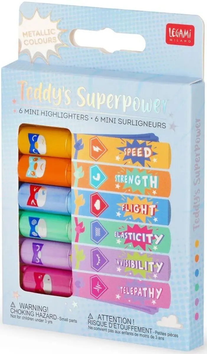 Sada zvýrazňovačů: Teddy'S Superpower