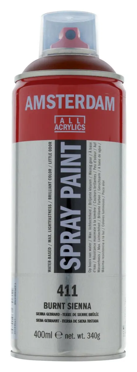 Akrylový sprej Amsterdam 400 ml - Burnt Sienna 411
