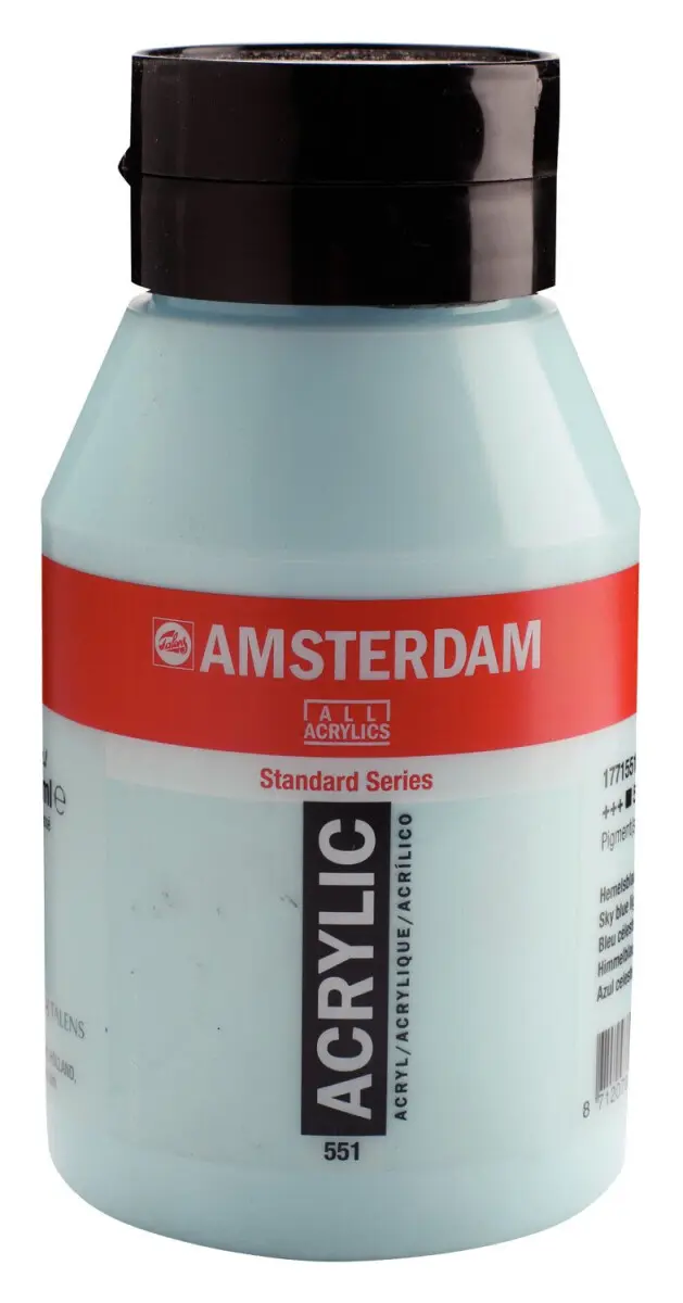 Akrylová barva Amsterdam Standard, 1 litr - 551 Sky Blue Light