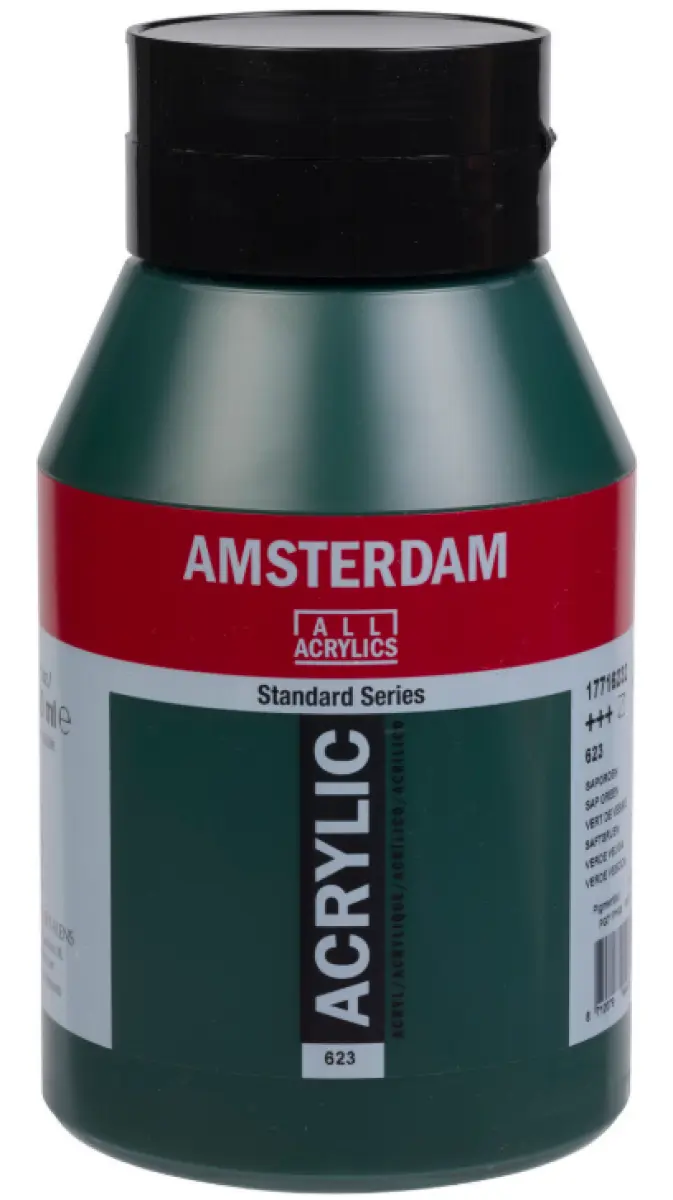 Akrylová barva Amsterdam Standard, 1 litr - 623 Sap Green