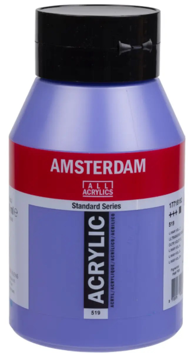 Akrylová barva Amsterdam Standard, 1 litr - 519 Ultramarine Violet Light