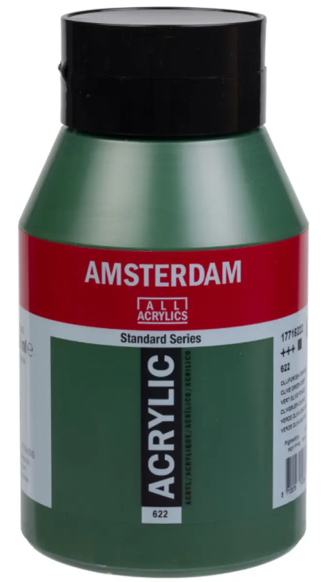 Akrylová barva Amsterdam Standard, 1 litr - 622 Olive Green Deep