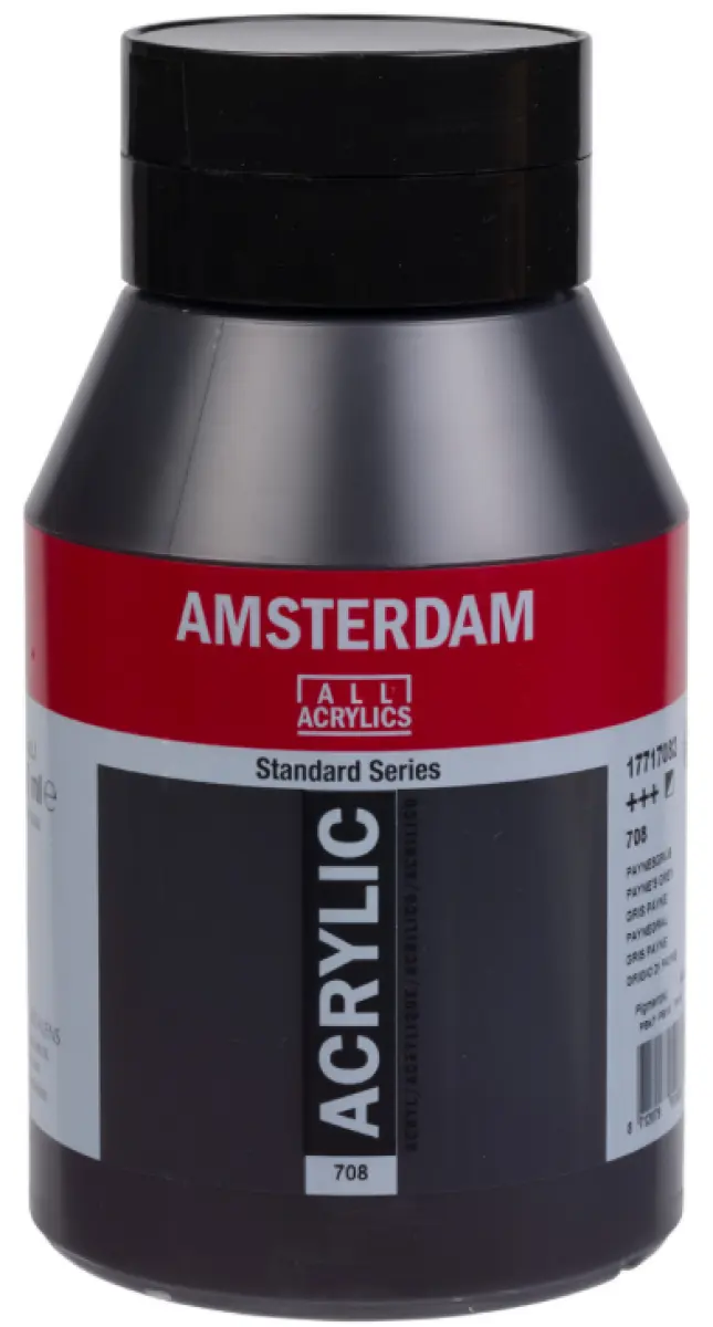 Akrylová barva Amsterdam Standard, 1 litr - 708 Paynes Grey