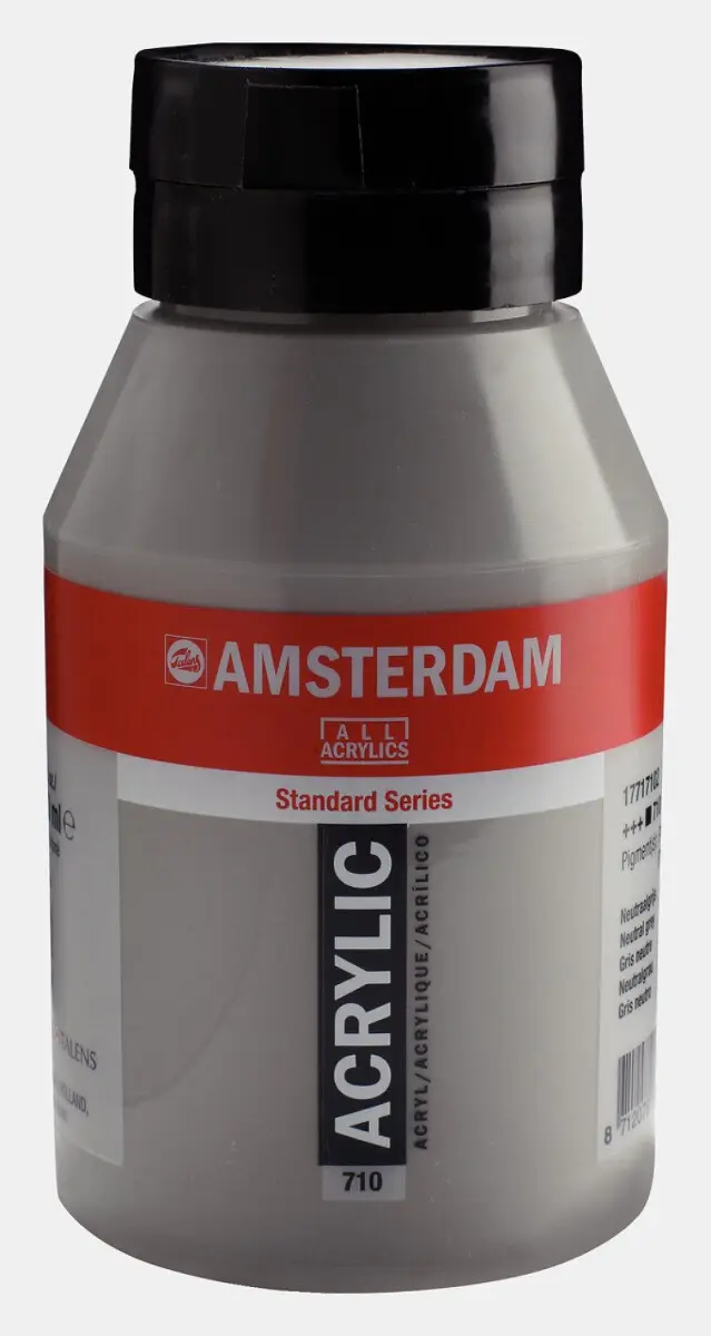 Akrylová barva Amsterdam Standard, 1 litr - 710 Neutral Grey