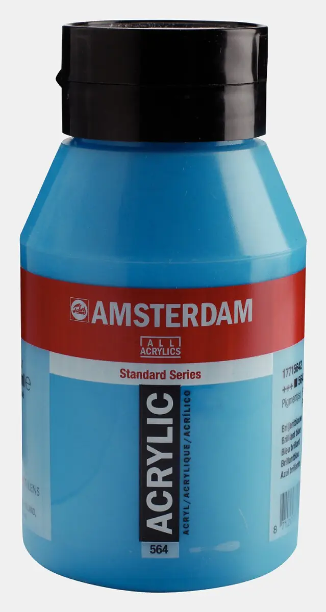 Akrylová barva Amsterdam Standard, 1 litr - 564 Brilliant Blue