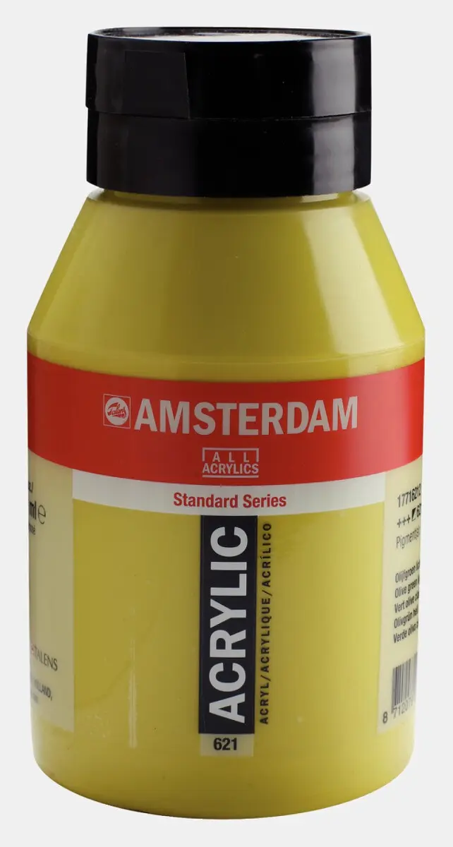 Akrylová barva Amsterdam Standard, 1 litr - 621 Olive Green Light