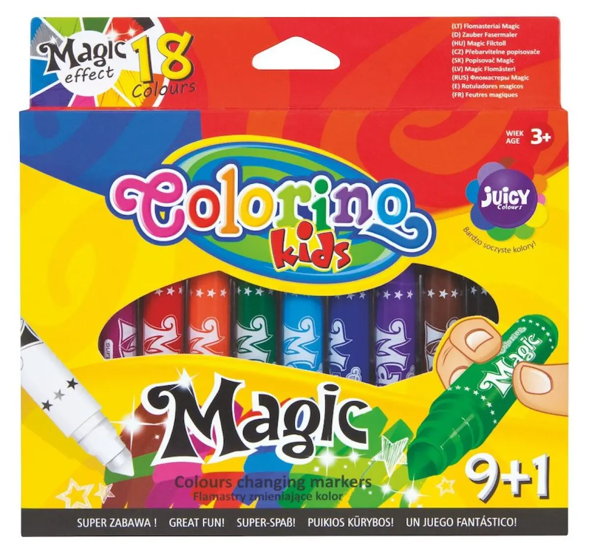 Fixy Colorino Kids kouzelné 10 barev
