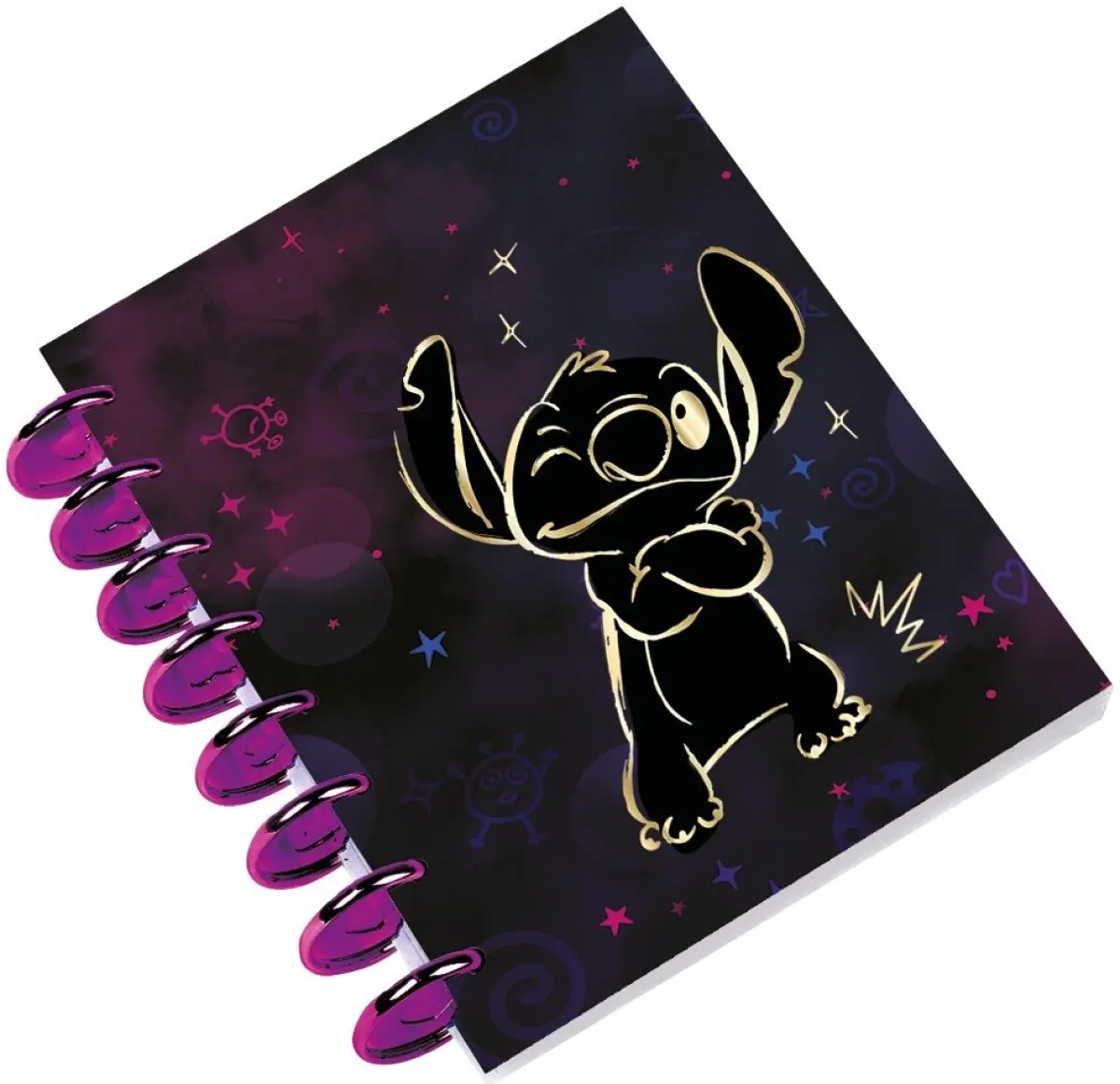 Sešit A5 Disney Gold Stitch