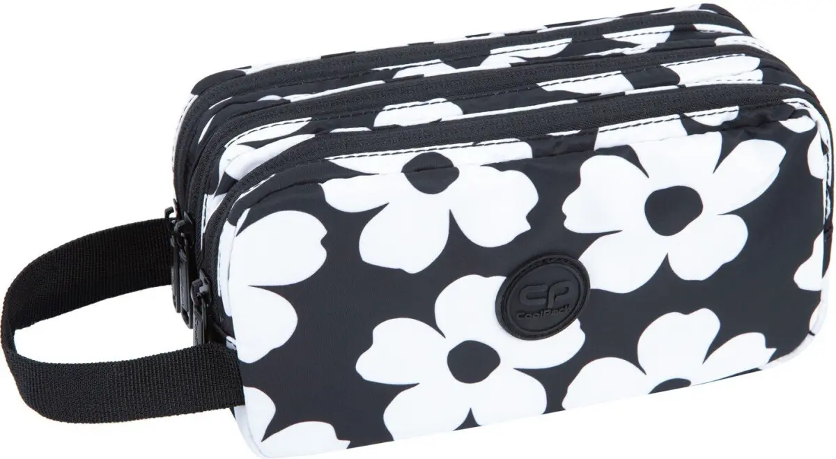 Trojitý penál s rukojetí Coolpack Primus L Flores Jasmine