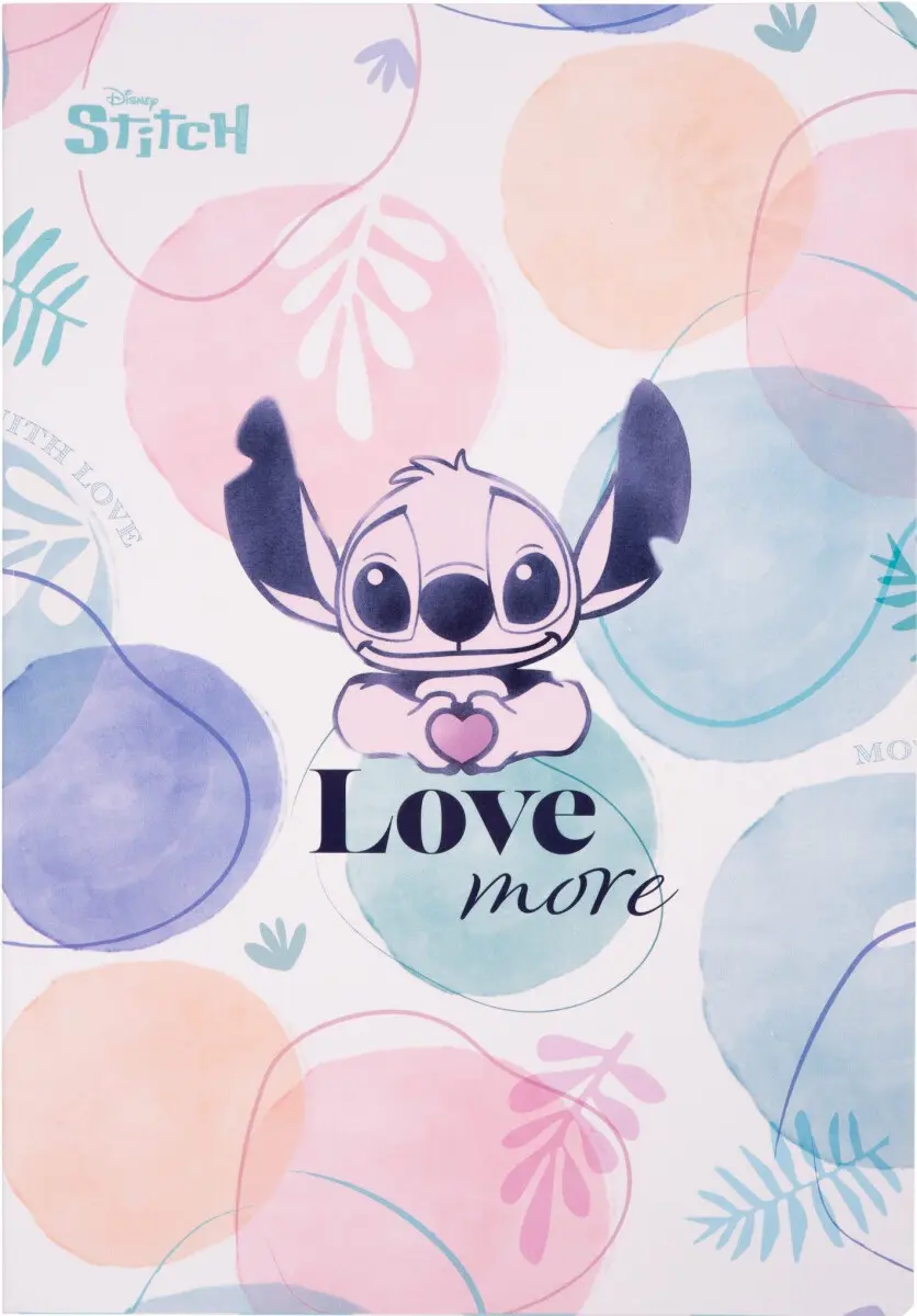 Sada sešitů A4 60 listů čtverečkovaný, Disney Fashion vzor 1 Stitch 6 ks