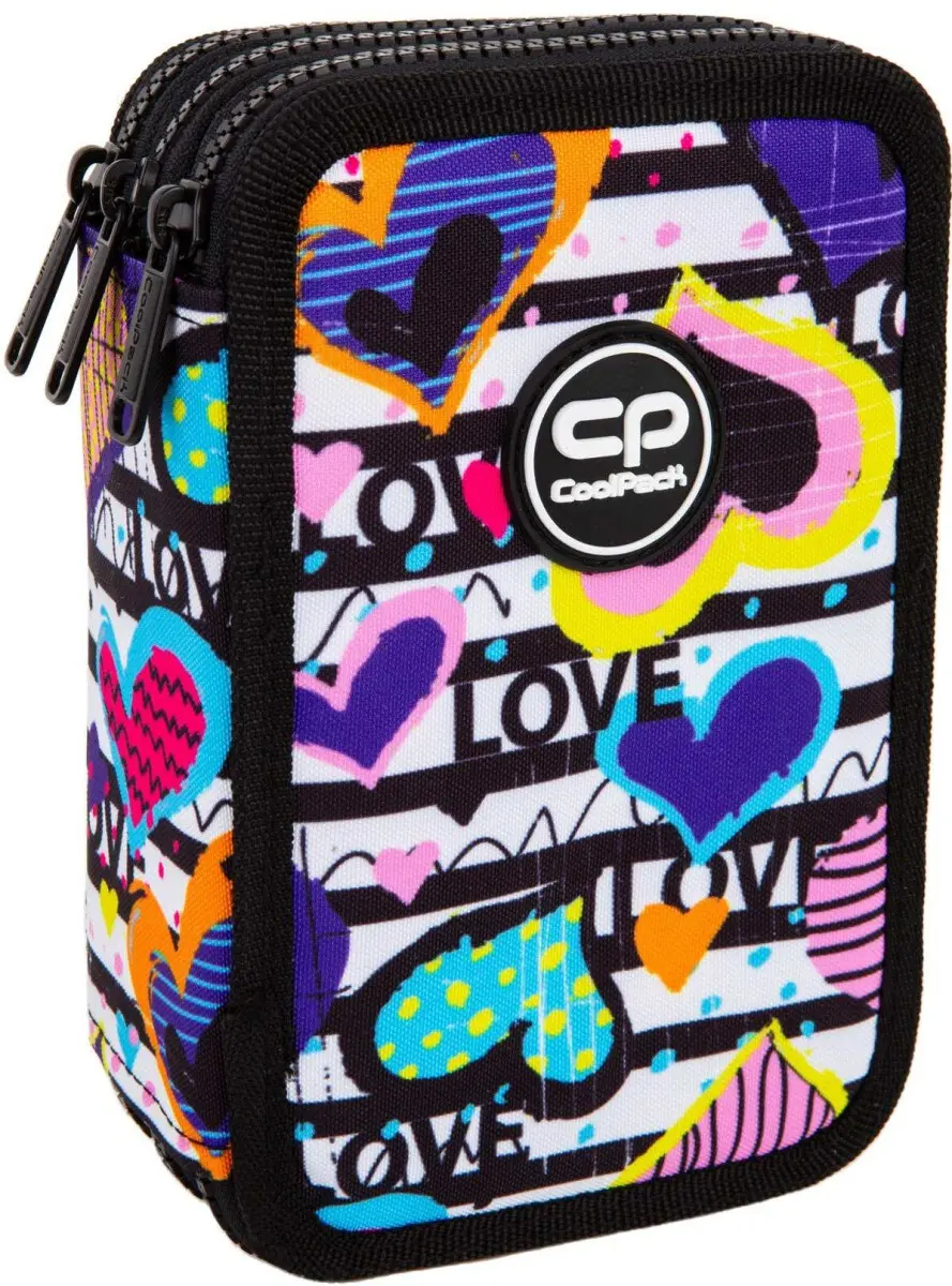 Penál 3-komorový s vybavením Coolpack Jumper 3 Diary