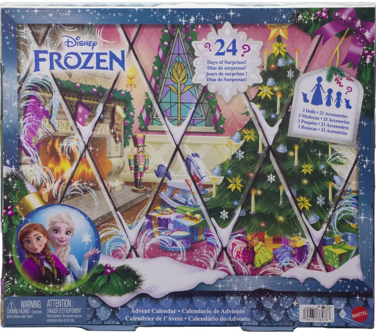 FROZEN ADVENTNÍ KALENDÁŘ S MALÝMI PANENKAMI - Frozen (JLJ06)