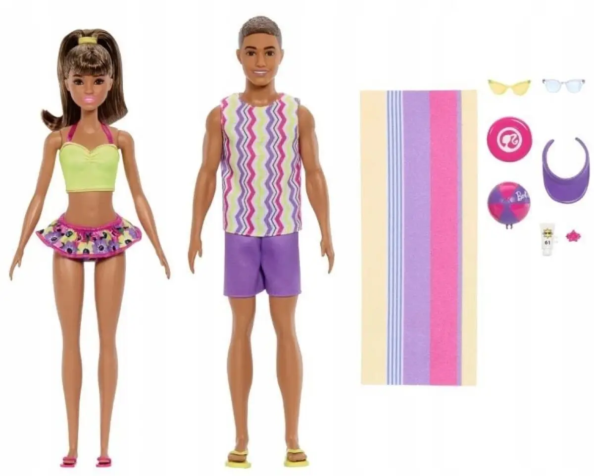 Mattel barbie® barbie a ken na pláži k 65. výročí, jjp05