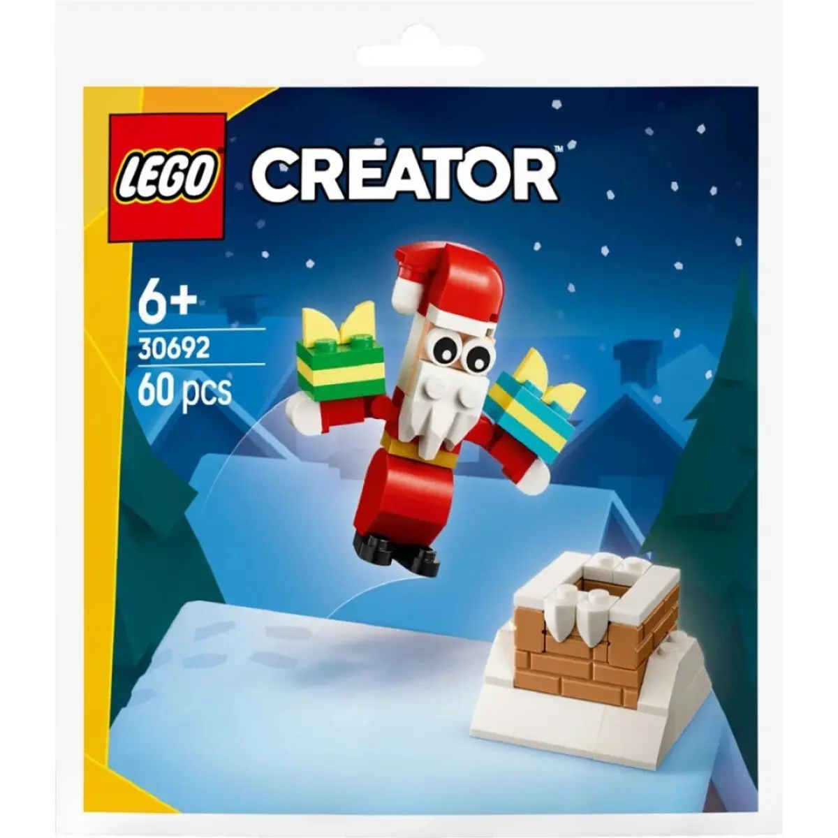Komín a vánoční zábava se Santou - LEGO Classic (30692)