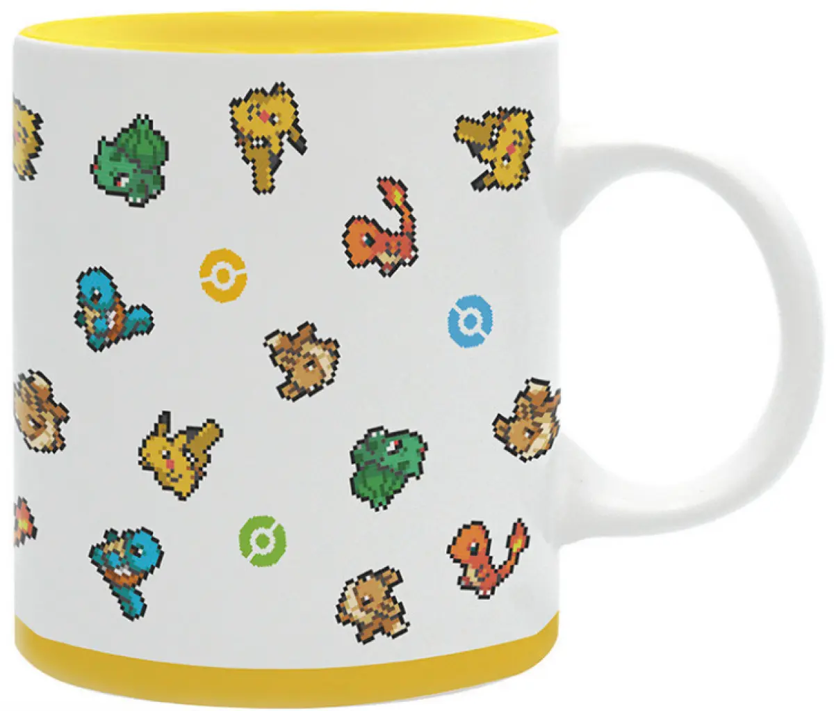 POKEMON - Hrnek - 320 ml - Pixel Art
