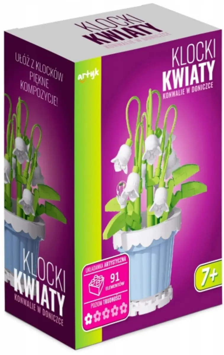 Kostky - květiny