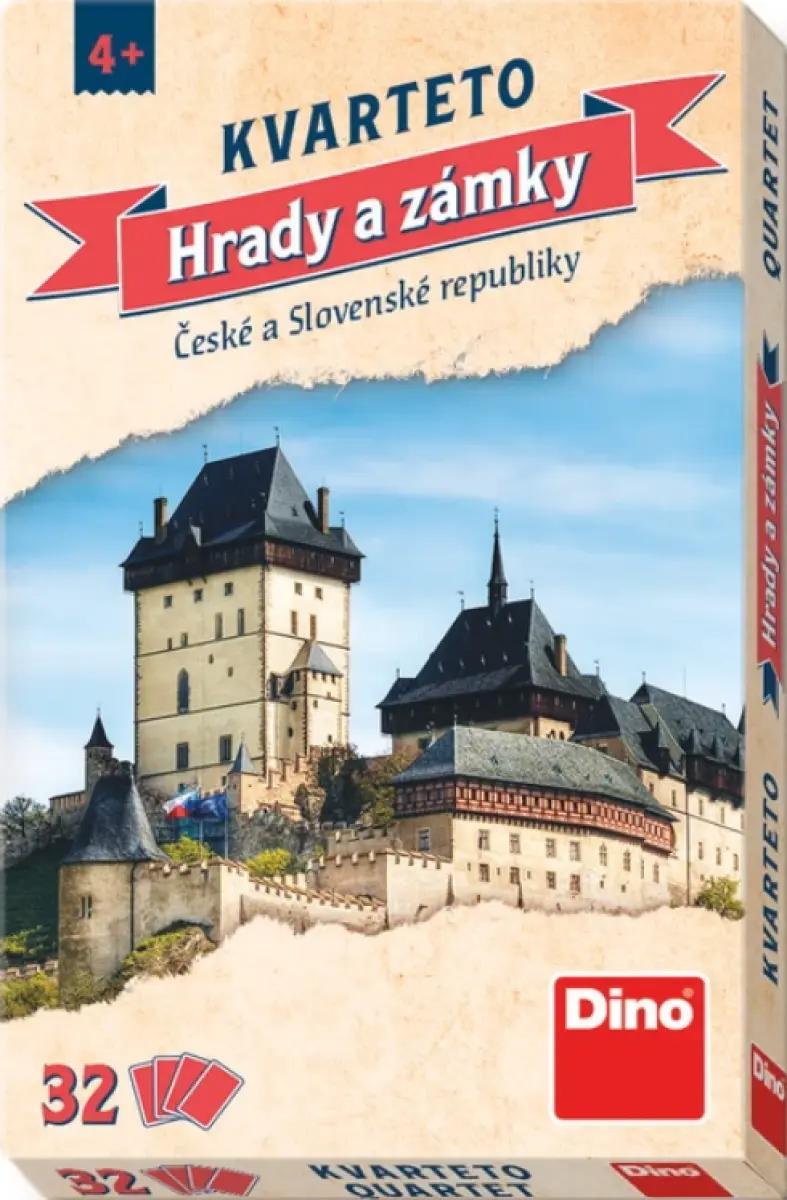 Kvarteto: Hrady a zámky - hra z kategorie Karty, hlavolamy