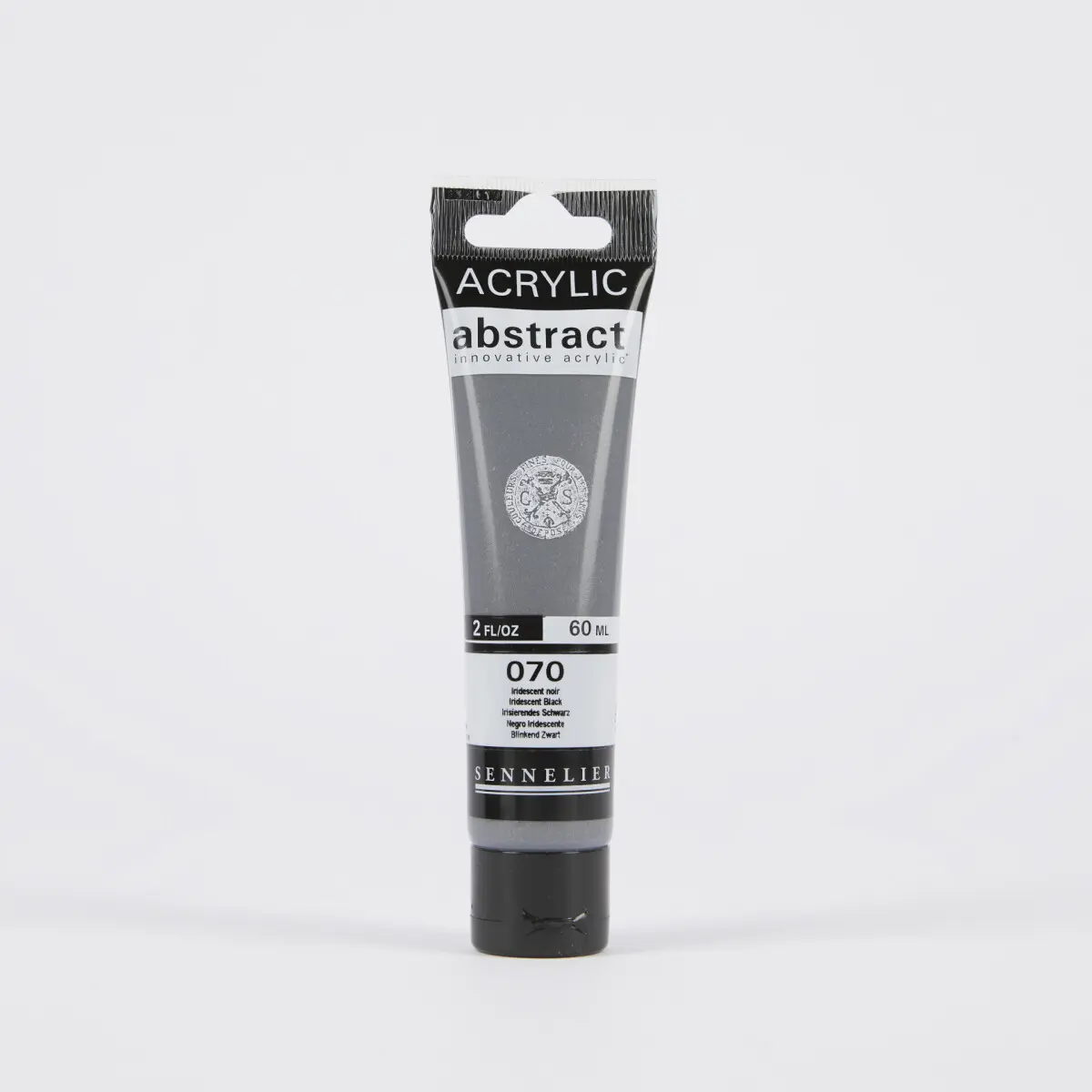 Akrylová barva Abstract Sennelier - 070 Iridescent Black, 60 ml