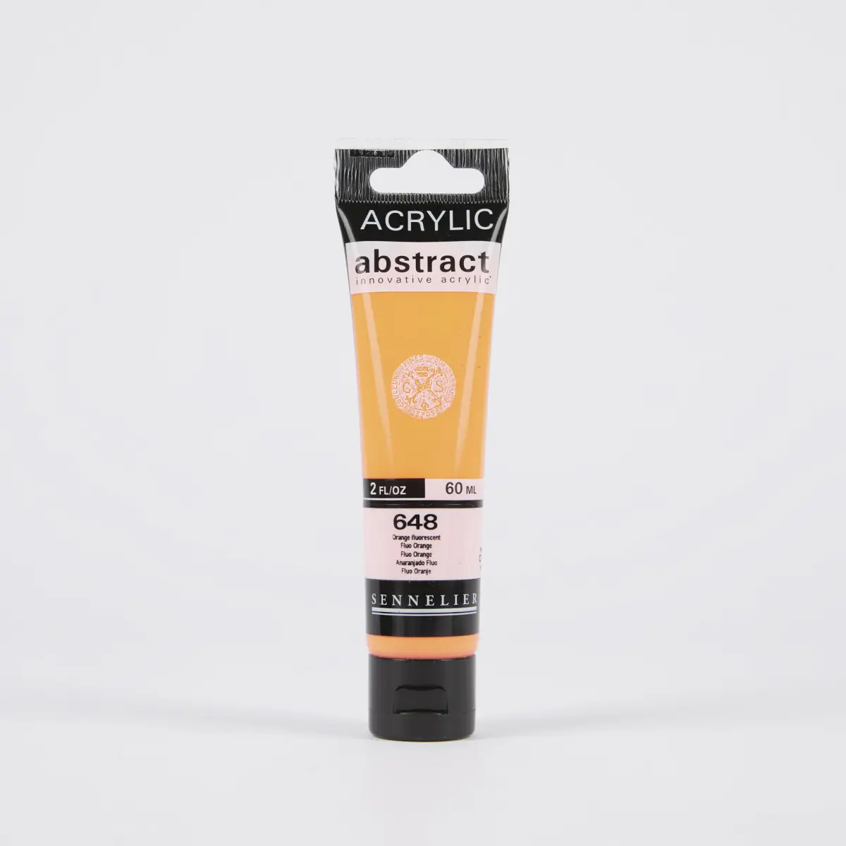 Akrylová barva Abstract Sennelier - 648 Fluo Orange, 60 ml