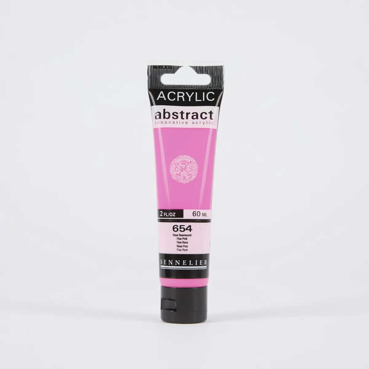Akrylová barva Abstract Sennelier - 654 Fluo Pink, 60 ml
