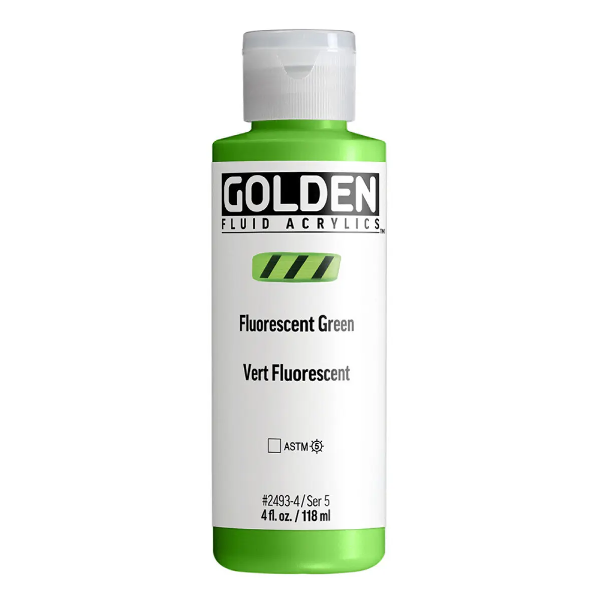 Akrylová barva Golden Fluid 118 ml - Fluorescent Green 2493