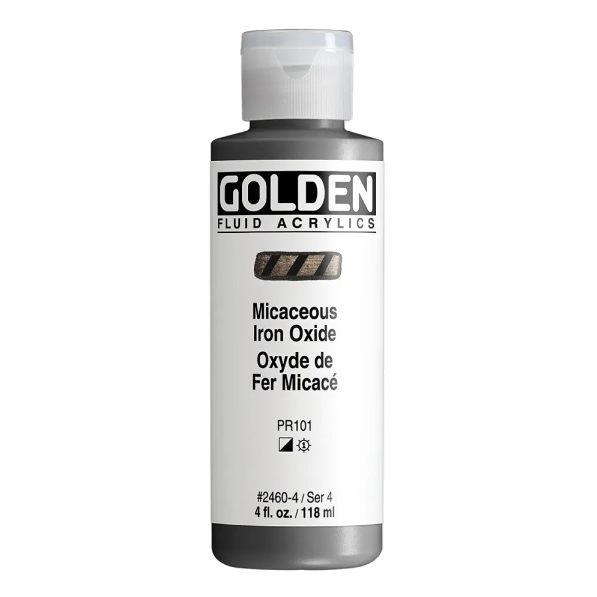 Akrylová barva Golden Fluid 118 ml - Micaceous Iron Oxide 2460