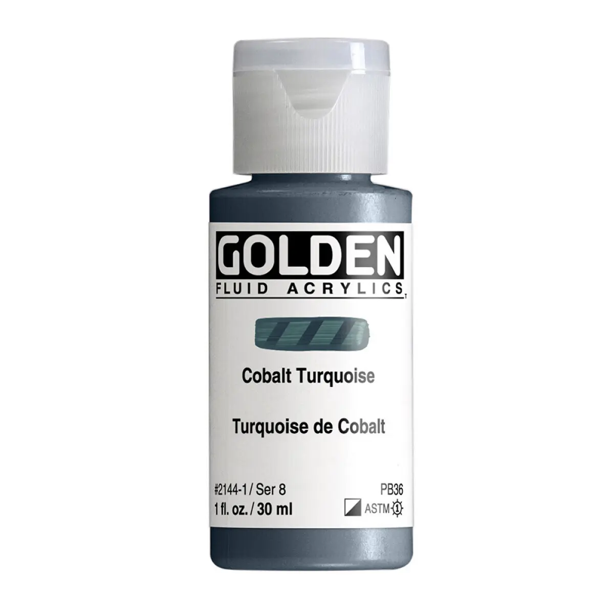 Akryl Golden Fluid 30ml – 2144 Cobalt Turquois