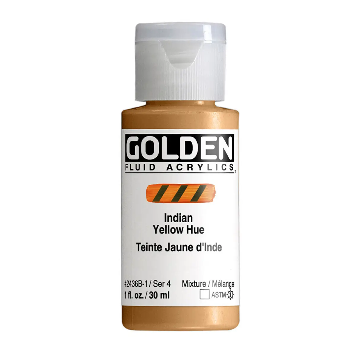 Akrylová barva Golden Fluid 30 ml - India Yellow Hue 2436
