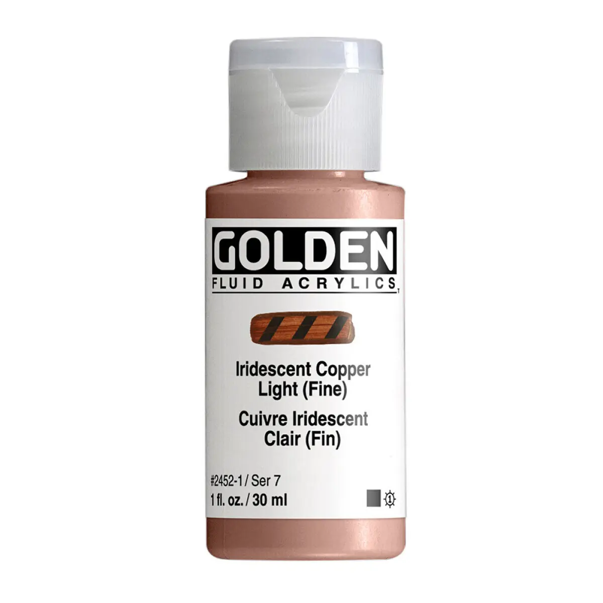 Akryl Golden Fluid 30ml – 2452 Iridescent Copper Light (Fine)