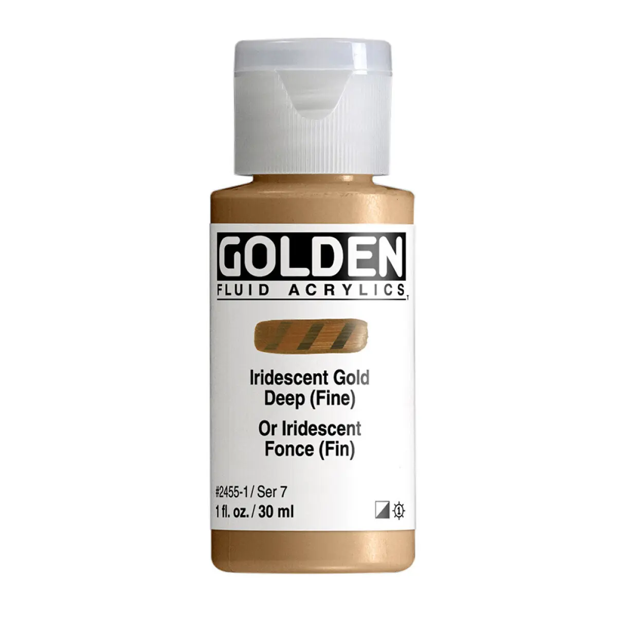 Akryl Golden Fluid 30ml – 2455 Iridescent Gold Deep (Fine)