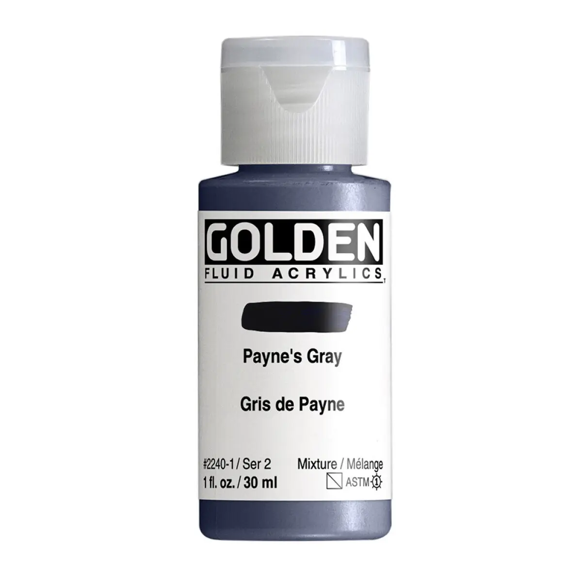 Akryl Golden Fluid 30ml – 2240 Paynes Gray