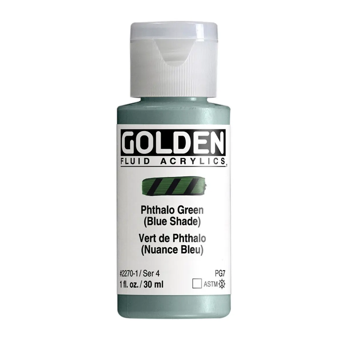 Akryl Golden Fluid 30ml – 2270 Phthalo Green (Blue Shade)