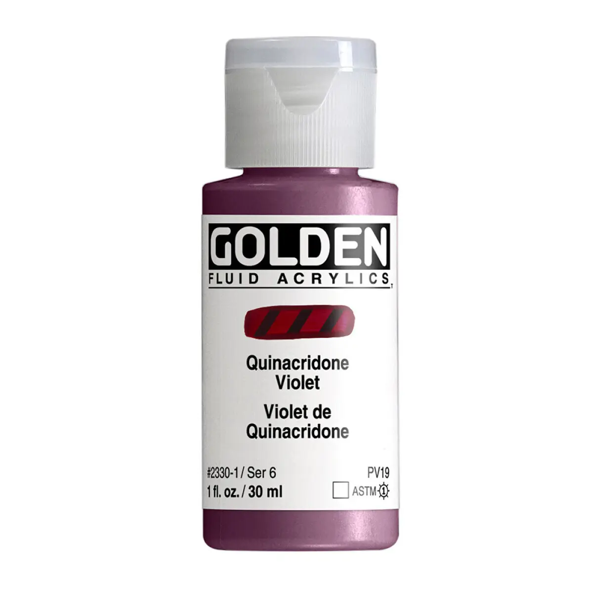 Akrylová barva Golden Fluid 30 ml - Quinacridone Violet 2330
