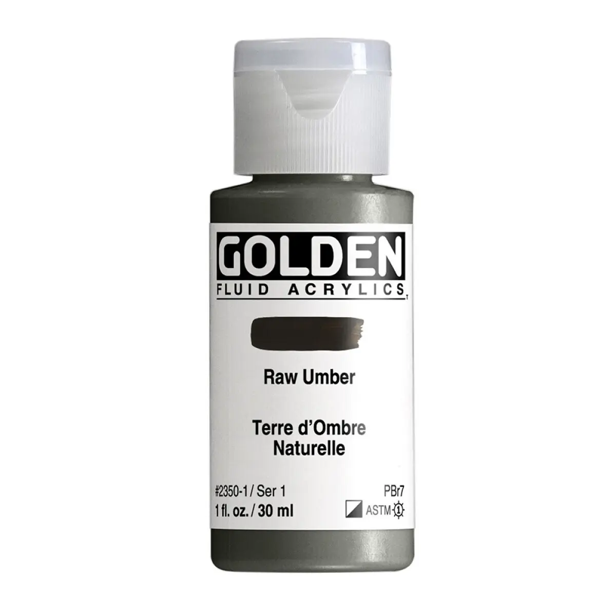 Akrylová barva Golden Fluid 30 ml - Raw Umber 2350
