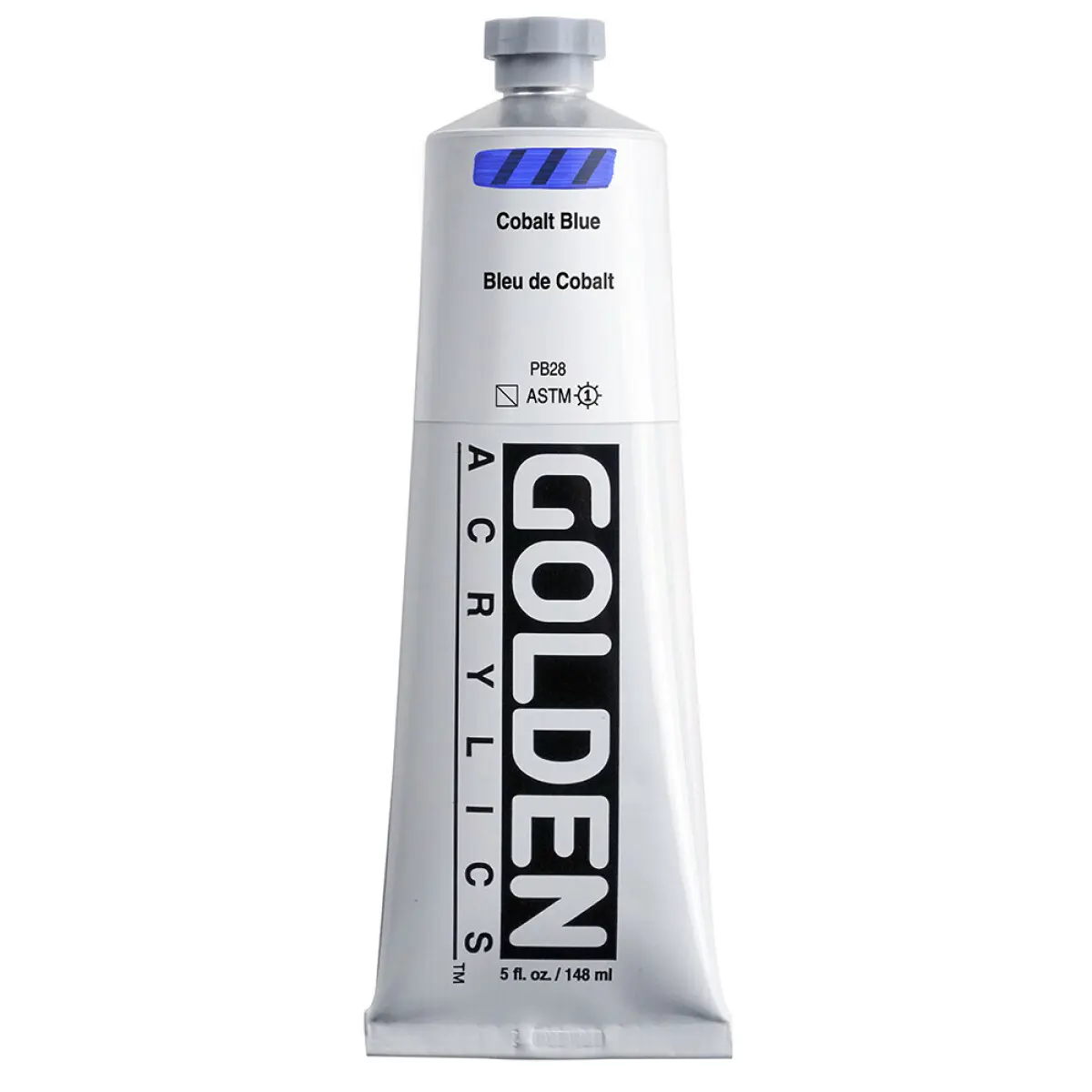 Akrylová barva Golden Heavy Body 148 ml - Cobalt Blue 1140