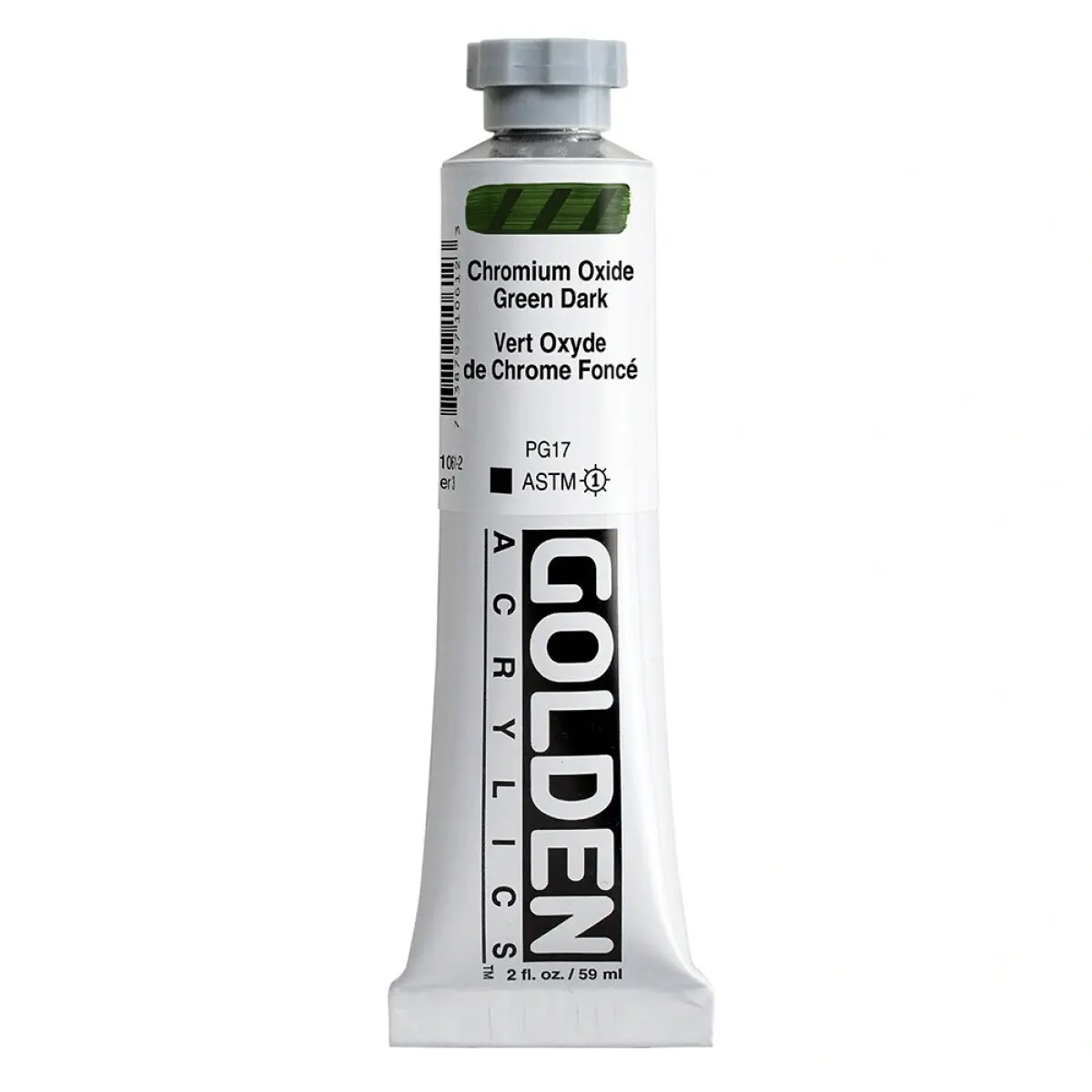 Akrylová barva Golden Heavy Body 59 ml - Chromium Oxide Green Dark 1061