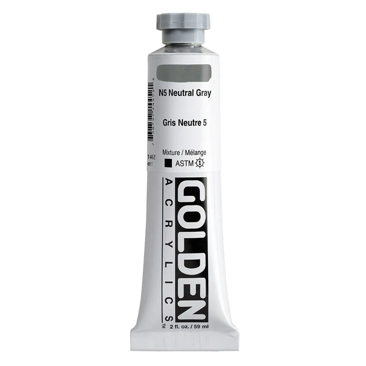 Akrylová barva Golden Heavy Body 59 ml - N5 Neutral Gray 1445