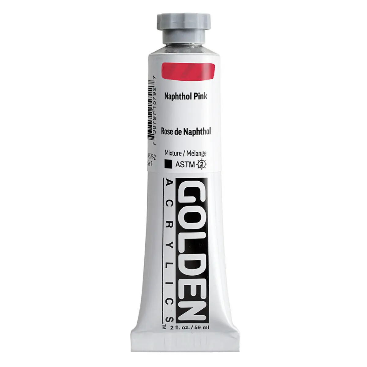 Akrylová barva Golden Heavy Body 59 ml - Naphthol Pink 1579