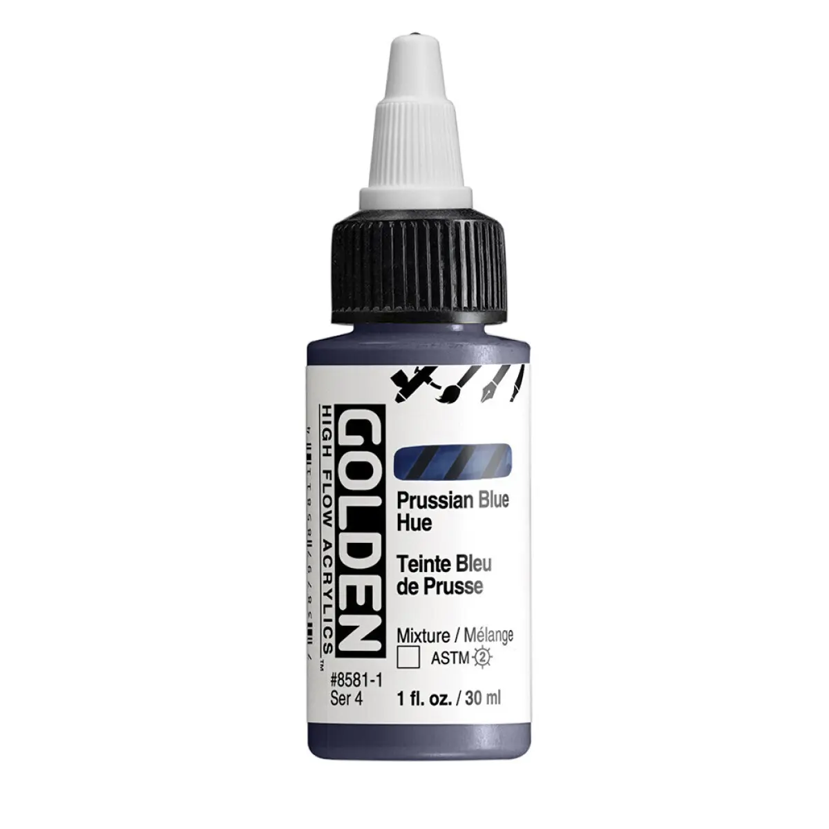 Akryl Golden High Flow 30ml – 8581 Prussian Blue Hue
