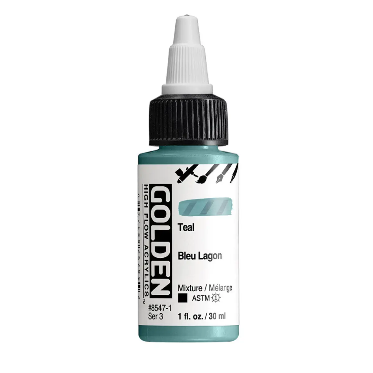 Akryl Golden High Flow 30ml – 8547 Teal