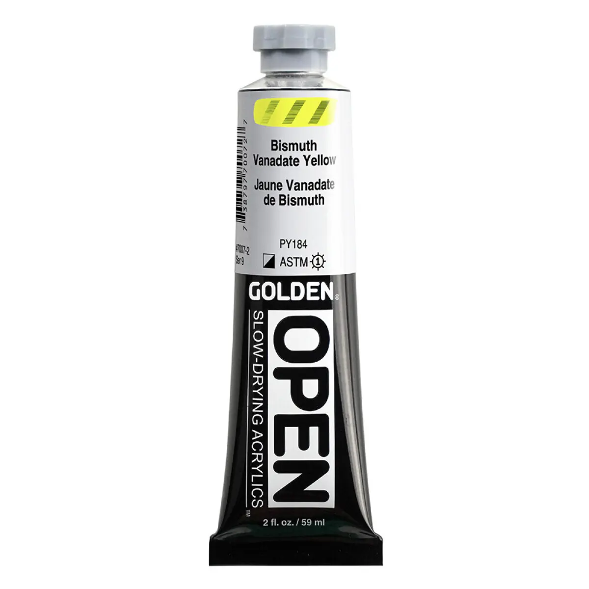 Akrylová barva Golden Open Slow Drying 59 ml - Bismuth Vanadate Yellow 7007